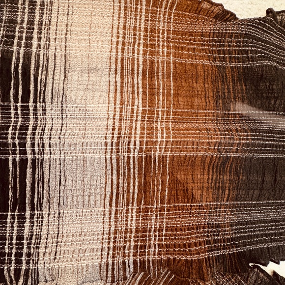 Italian scarf  earth tones - Picture 2 of 5